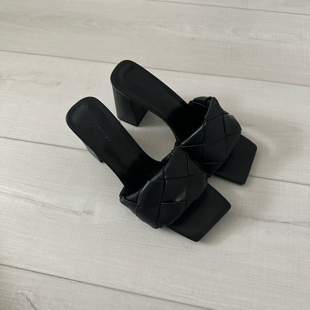 Princess polly woven sandal heels